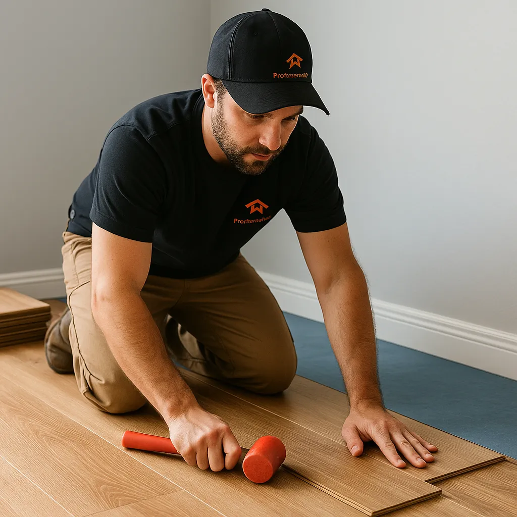Laminate flooring installation